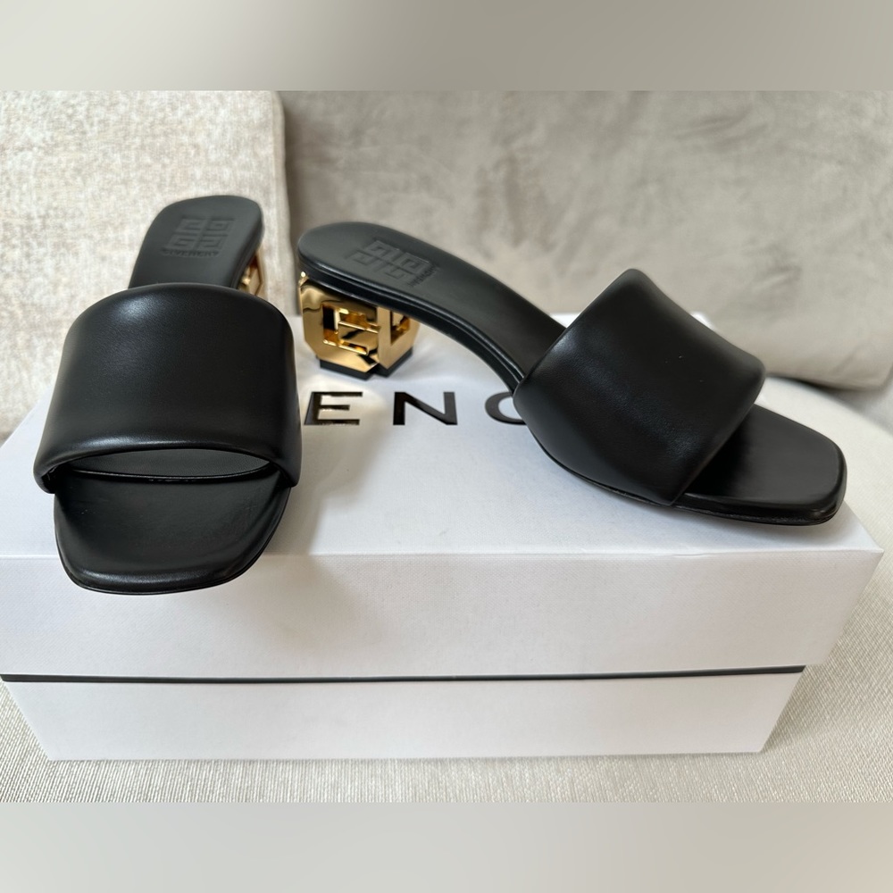 COPY - Gently worn Givenchy Block Heel Mule.